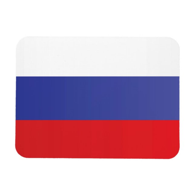 Flag of Russia Magnet (Horizontal)