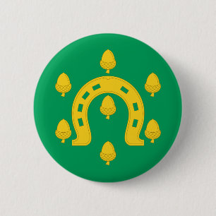 Flag of Rutland Pinback Button