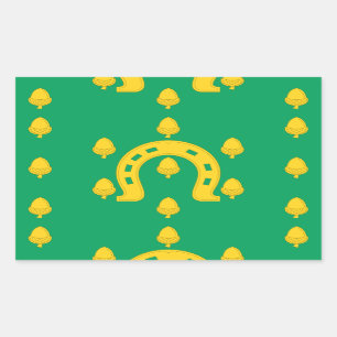 Flag of Rutland Rectangular Sticker
