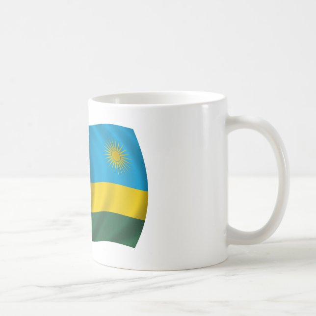 Flag of Rwanda Coffee Mug (Right)