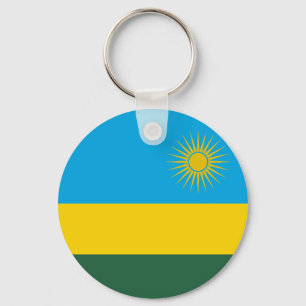 Flag of Rwanda Key Ring