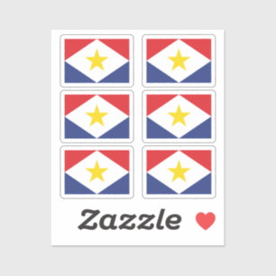 Flag of Saba Collection pack of 6