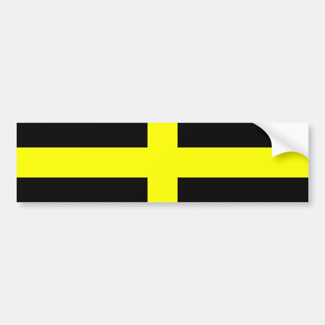 Flag of Saint David (Wales) Bumper Sticker (Front)
