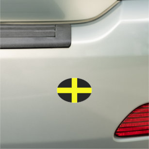 Flag of Saint David (Wales) Car Magnet