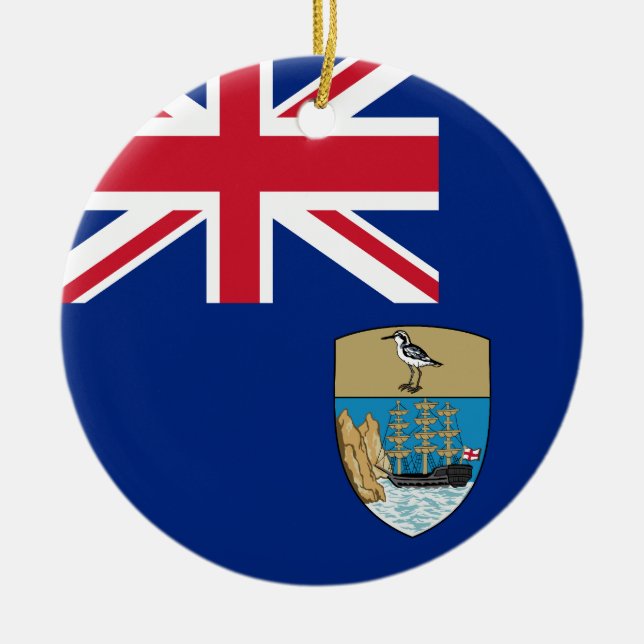 Flag of Saint Helena Ceramic Ornament (Front)