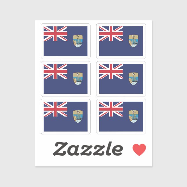 Flag of Saint Helena Collection pack of 6 (Sheet)
