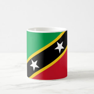 Flag of Saint Kitts and Nevis (Caribbean) Coffee Mug