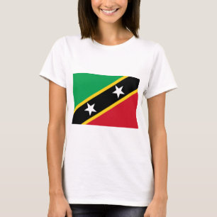 Flag of Saint Kitts and Nevis (Caribbean) T-Shirt