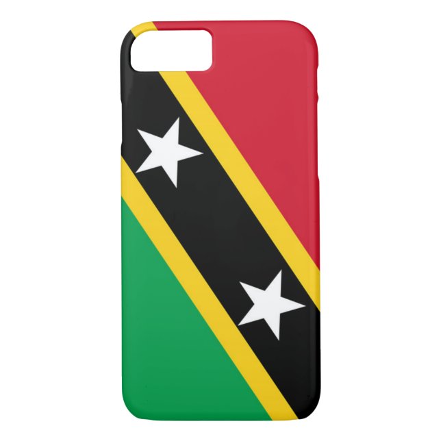 Flag of Saint Kitts and Nevis Case-Mate iPhone Case (Back)