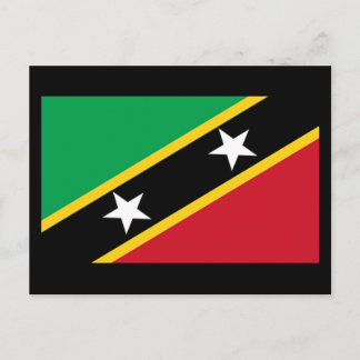Flag of Saint Kitts and Nevis Postcard