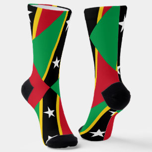 Flag of Saint Kitts and Nevis Socks