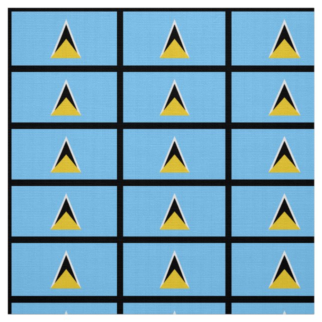 Flag of Saint Lucia Fabric (Swatch)