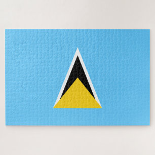 Flag of Saint Lucia Jigsaw Puzzle