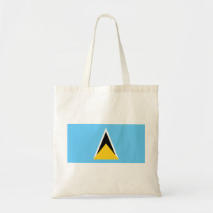 Flag of Saint Lucia (St Lucia) (Caribbean) Tote Bag