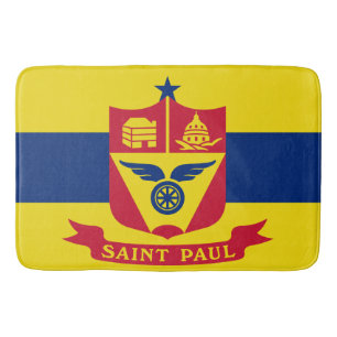 Flag of Saint Paul (Minnesota) Bath Mat