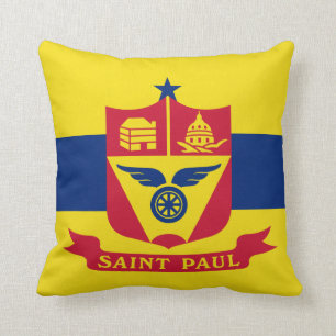 Flag of Saint Paul (Minnesota) Cushion