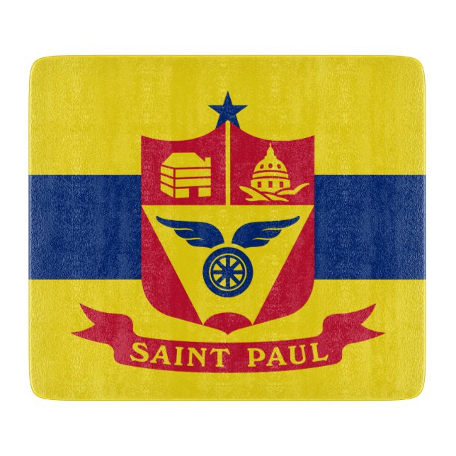 Flag of Saint Paul (Minnesota) Cutting Board (Front)