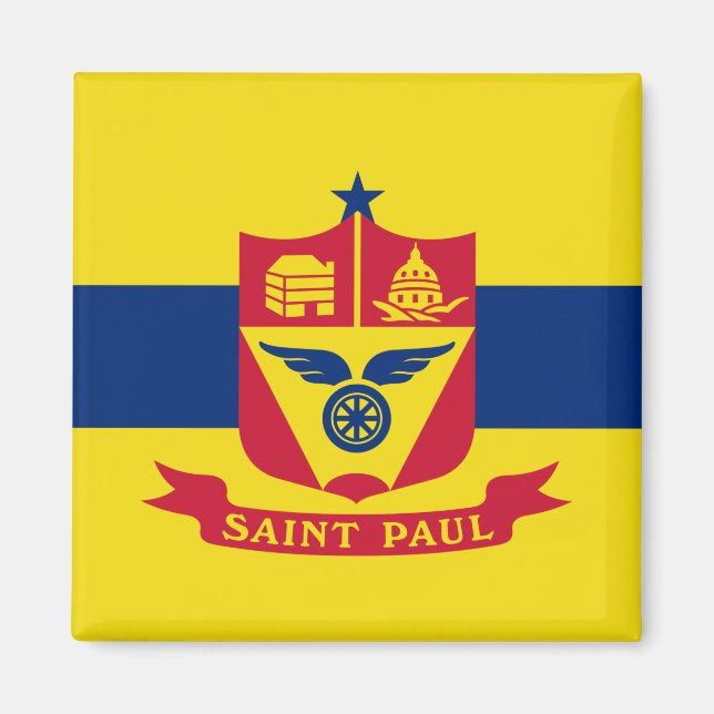Flag of Saint Paul (Minnesota) Magnet (Front)