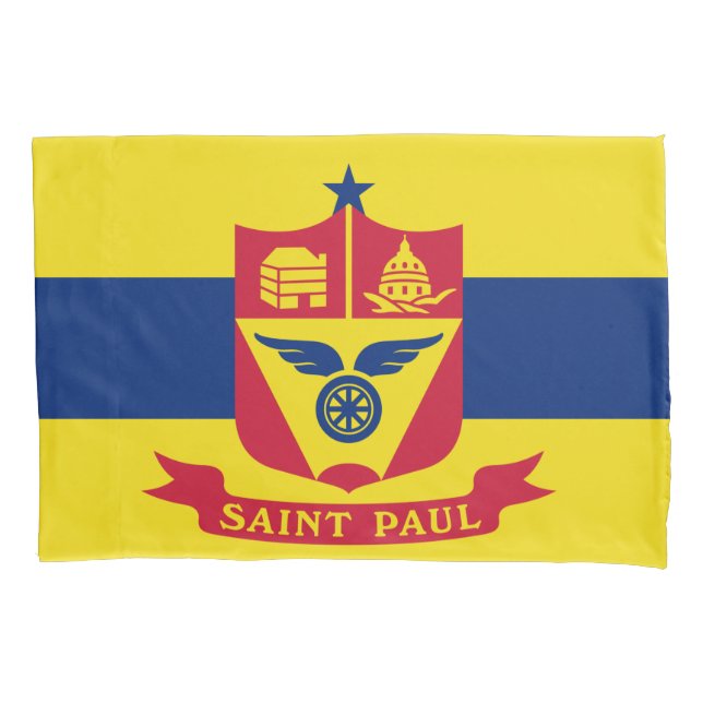 Flag of Saint Paul (Minnesota) Pillowcase (Front)
