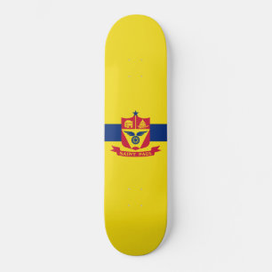 Flag of Saint Paul (Minnesota) Skateboard