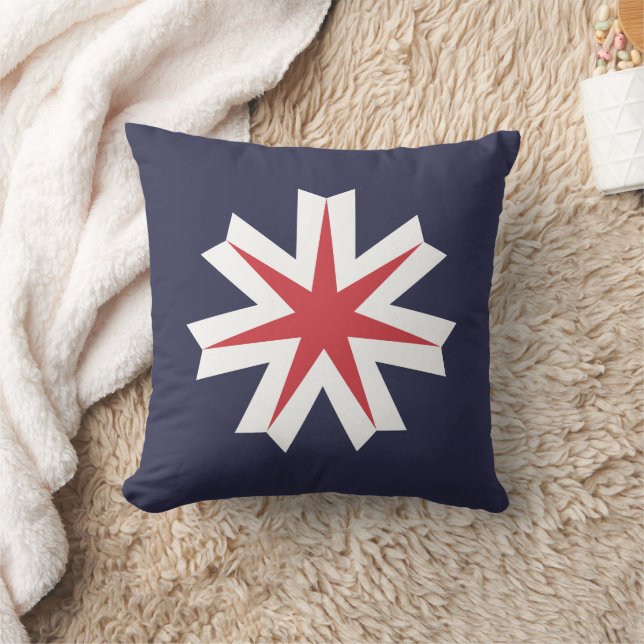 Flag of Saitama Prefecture, Japan Cushion (Blanket)