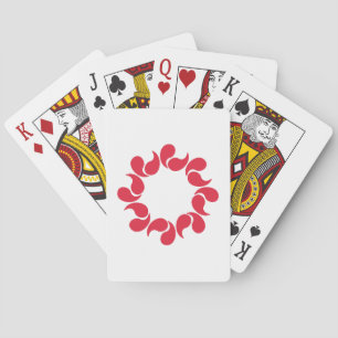 Flag of Saitama Prefecture, Japan Playing Cards