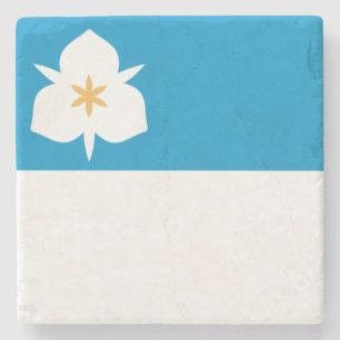 Flag of Salt Lake City (Utah) Stone Coaster