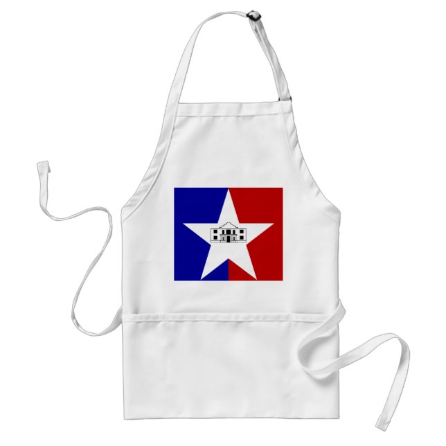 Flag of San Antonio, Texas Adult Apron (Front)