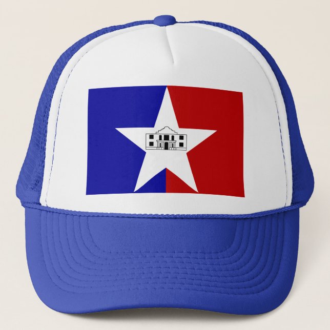 Flag of San Antonio, Texas Trucker Hat (Front)