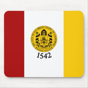 Flag of San Diego, California Mouse Pad