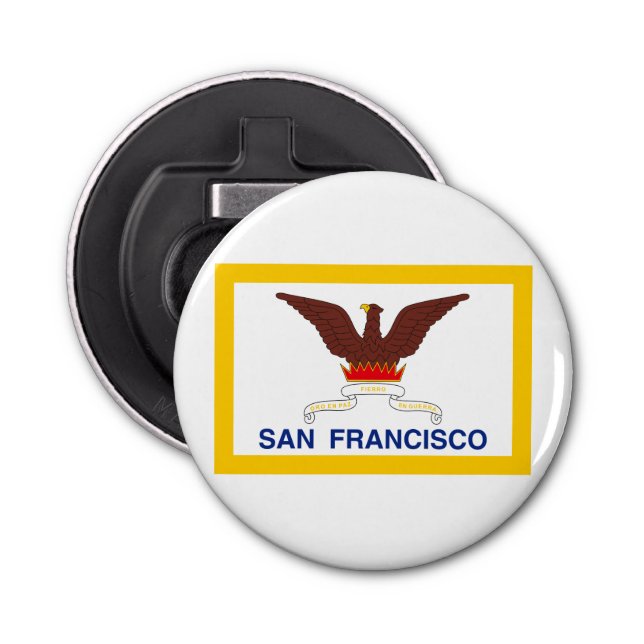 Flag of San Francisco, California Bottle Opener (Front)