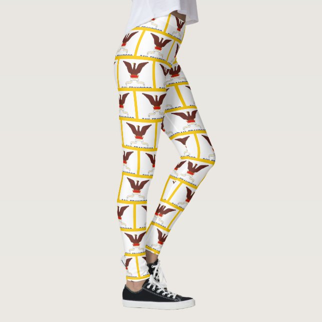 Flag of San Francisco, California Leggings (Right)
