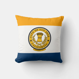 Flag of San Jose, California  Cushion