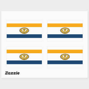 Flag of San Jose, California  Rectangular Sticker