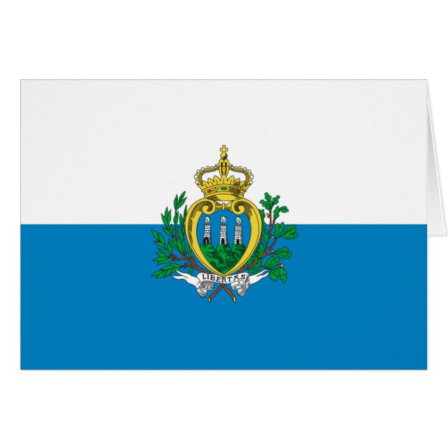 Flag of San Marino (Front Horizontal)