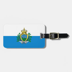 Flag of San Marino Easy ID Personal Luggage Tag