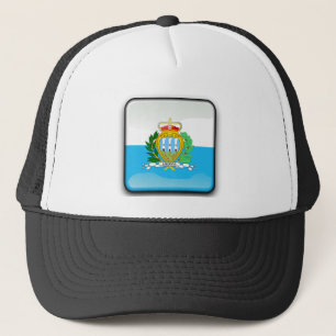 Flag of San Marino Trucker Hat