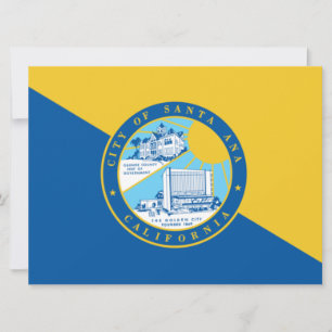 Flag of Santa Ana (California) Card
