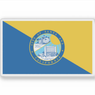 Flag of Santa Ana, California, USA