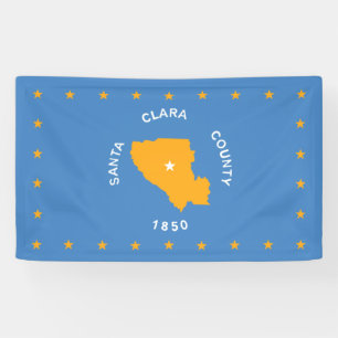 Flag of Santa Clara (US county, California) Banner