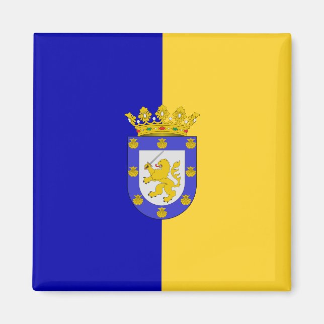 Flag of Santiago (Chile) Magnet (Front)