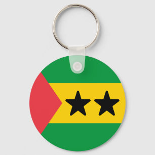 Flag of Sao Tome and Principe Key Ring