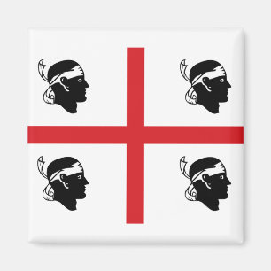 Flag of Sardegna (Italy)  Magnet