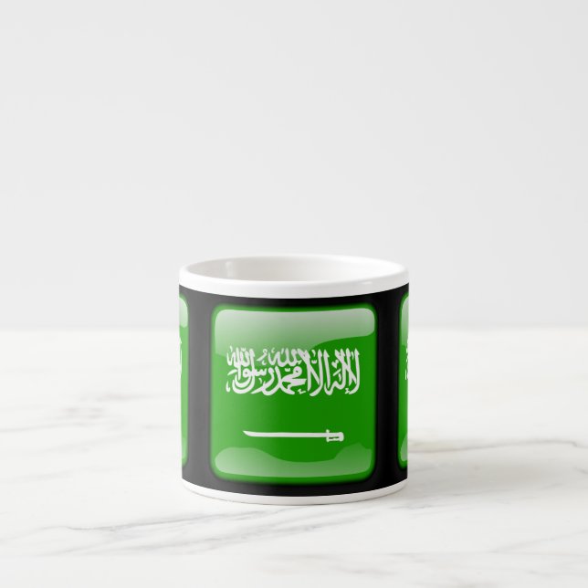 Flag of Saudi Arabia Espresso Cup (Front)