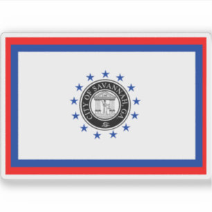 Flag of Savannah, Georgia