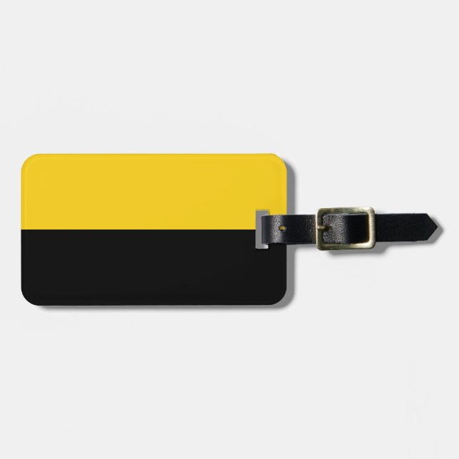 Flag of Saxony-Anhalt Luggage Tag (Front Horizontal)