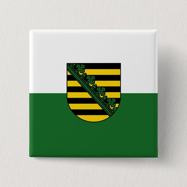 Flag of Saxony Button (Front)