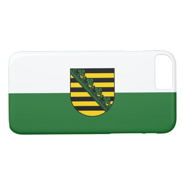 Flag of Saxony Case-Mate iPhone Case (Back (Horizontal))