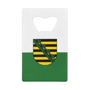 Flag of Saxony Credit Card Bottle Opener