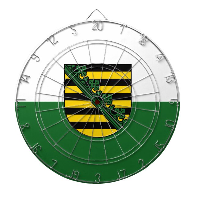 Flag of Saxony Dartboard (Front)
